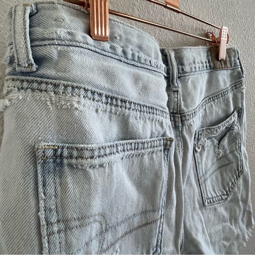 American Eagle Mom Short Heavy Distressed Shorts 6 - Picture 7 of 11